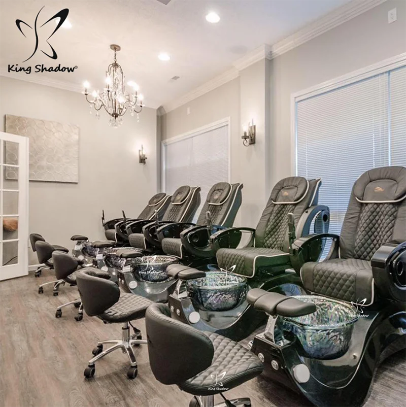 Modern  Kids Manicure Foot Bath Spa Equipment Tech Pedicure Chairs With Massage Function