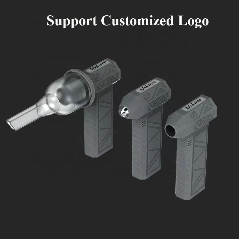 OEM 3 in 1 Rechargeable Mini Turbo Fan 130,000 RPM Powerful Turbo Violent Fan Air Blower with Vacuum Cleaner Safety Hammer Kit