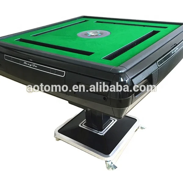Foldable Ultra-thin 4 Outlet Tiles Automatic Mahjong Tables