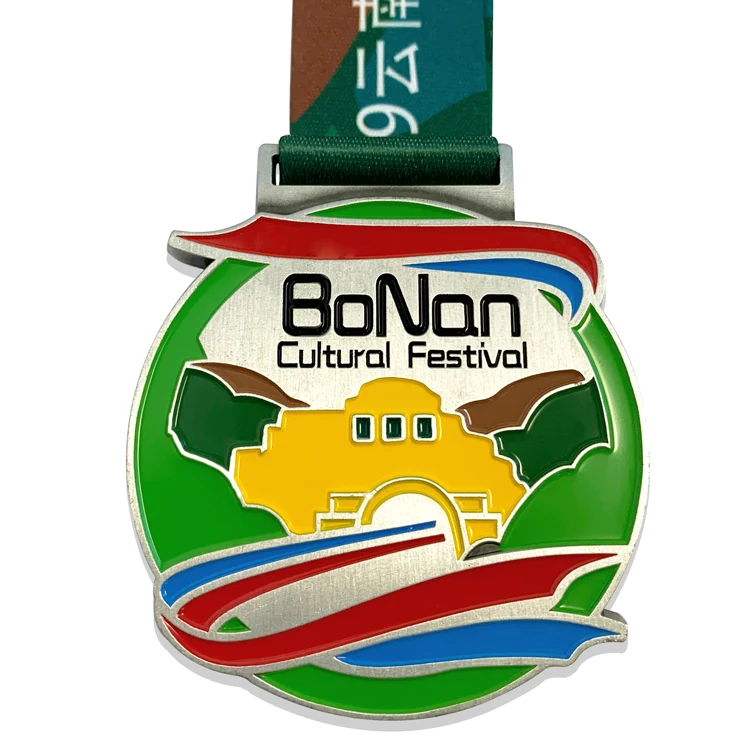 High quality custom marathon medal metal medal 3D sport running medal professional producer
