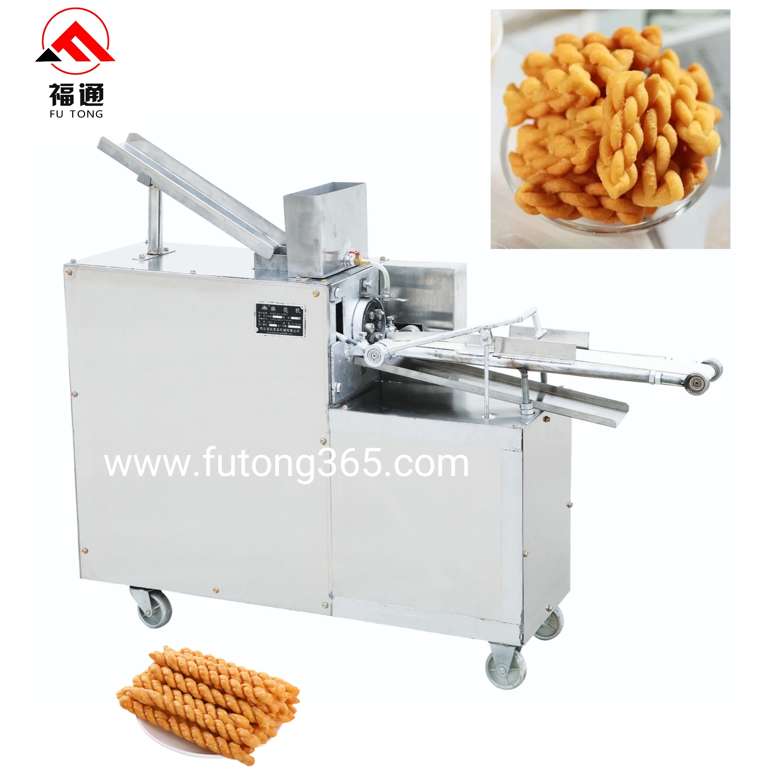 FT Extruding Twisted Food Making Machine Fried Dough Twist Machine