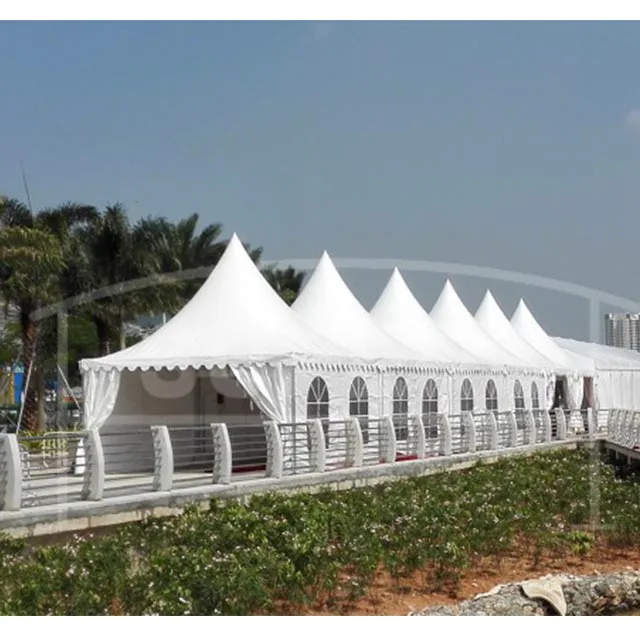 Pagoda Party Tent Second Hand Portable Pvc Metal Aluminum Pvc Coated Garages, Canopies & Carports Aluminum Alloy TUV.SGS.BV