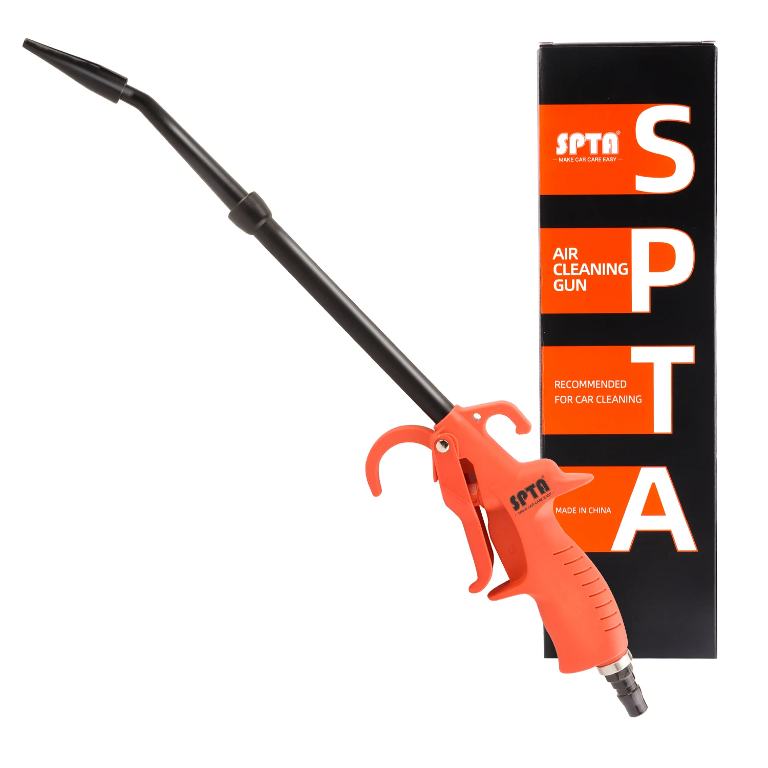 SPTA High Pressure Dust Blow Gun Air Blow Long Gun Air Jet Gun Engine Cleaning Tool For Car Cleaning