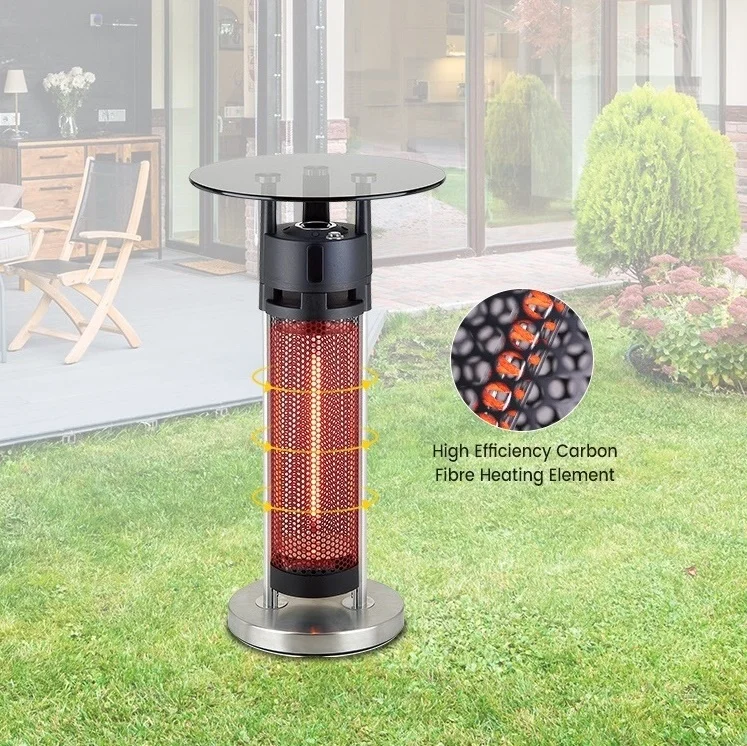 Restaurant Home LED Lighting Electric 1200W Outdoor Outside Infrared Table Heater