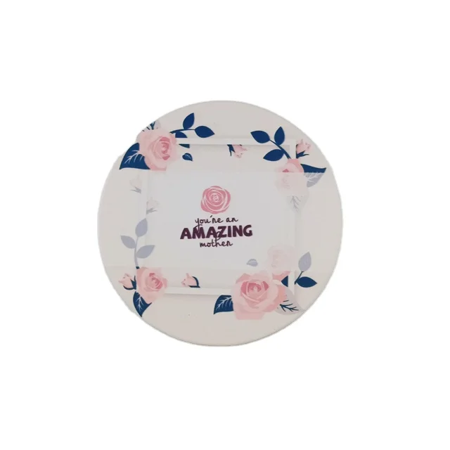 
Hot Sale Sublimation Mandala Design Round Custom Printed Ceramic Custom Coasters 