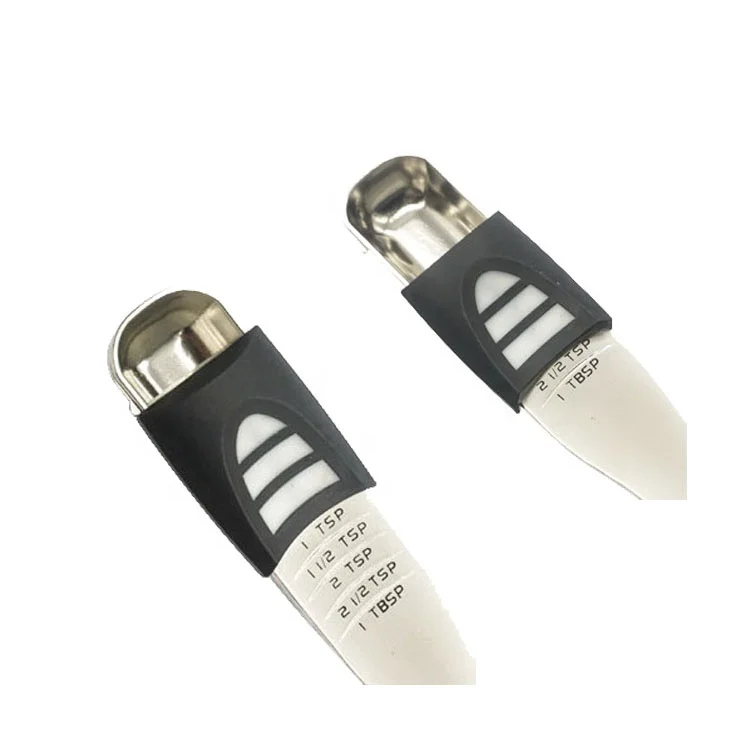 
Amazon Hot Sale Metal Adjustable Measuring Spoon With Double Head 