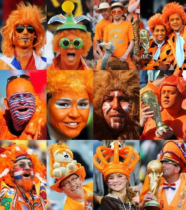 EK 2020 holland sports football fan mini plastic horn cheering blow horns the netherlands