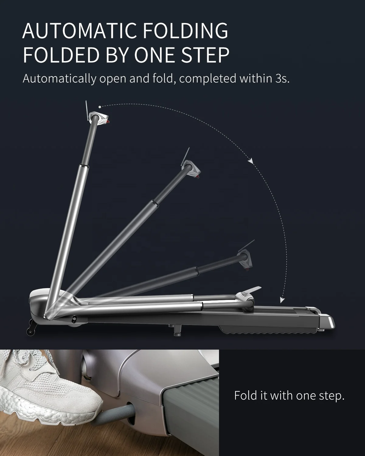 
Home Treadmill Machine Folding Manual Treadmill Electric 