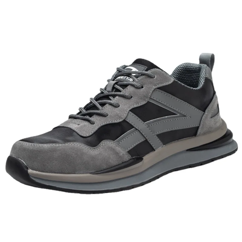 Men Steel Toe Work Indestructible Slip Resistant Lightweight Construction Sneakers Women Safety Shoes