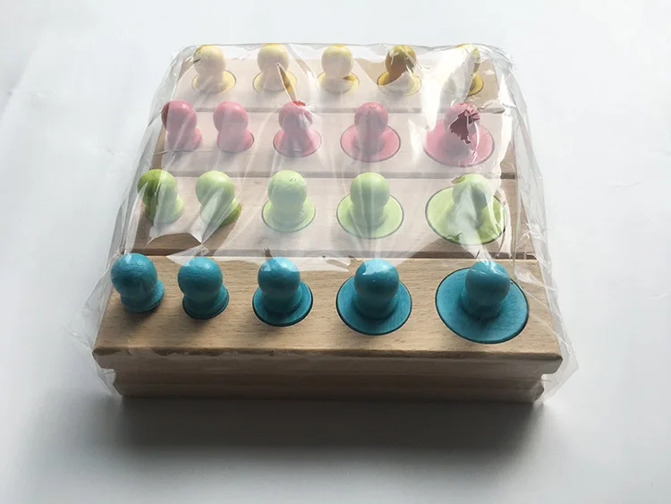 Cylinder Socket Toy Matching Educational Building Block Toy Mind Game