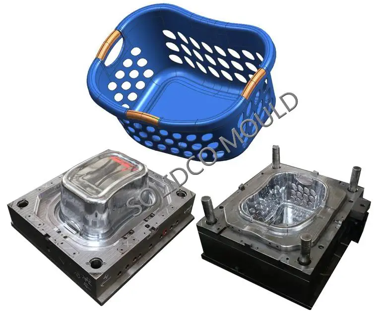 Customized Laundry Basket Mold,Hot Sell Plastic Mould, Manufacturing Molding High Quality Injection Basket Moulded