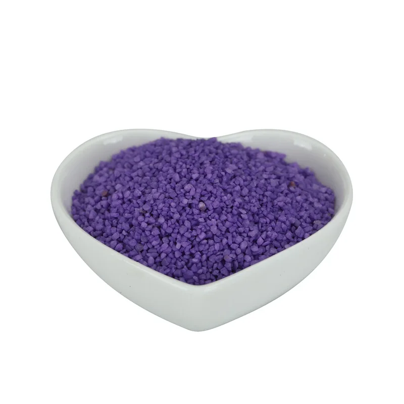 Hot selling high quality colored five color of sand quartz sand for kids coloured play sand coloring