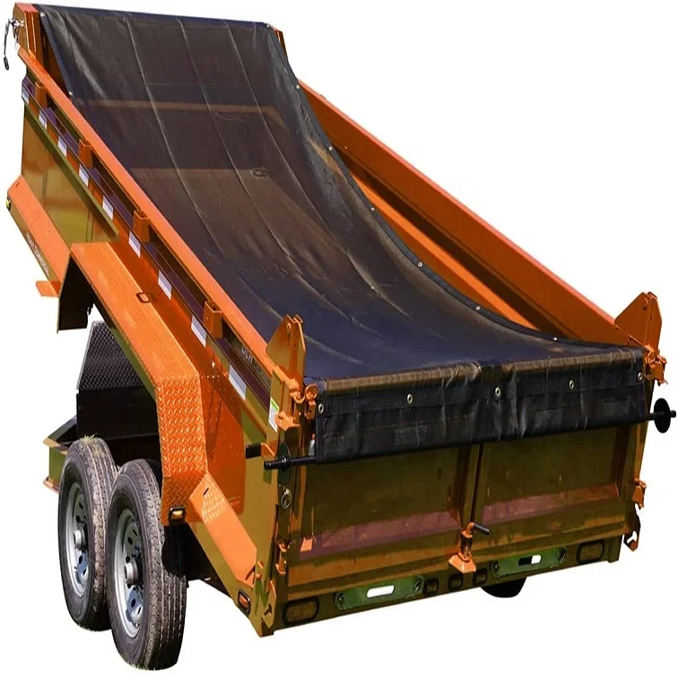 Wholesale Cheap Price Custom Made Dump Truck Mesh Tarp with Spline Fits Most of Electric or Manual Tarp Systems