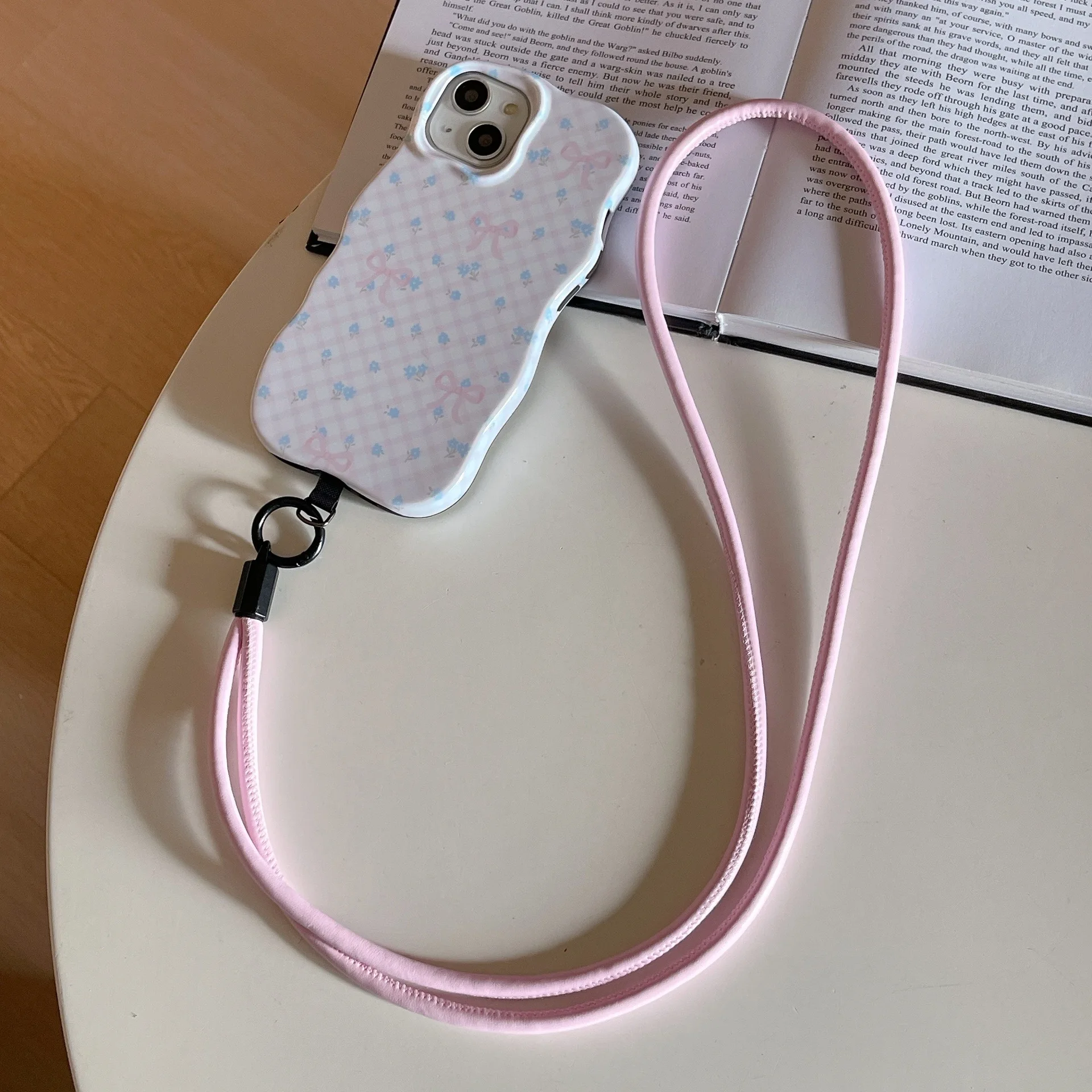 Popular Custom Rope Neck Nylon Id Card Holder Badge Wrist Heavy Polyester Weaving Woven Mobile Phone crossbody anti-lost Lanyard