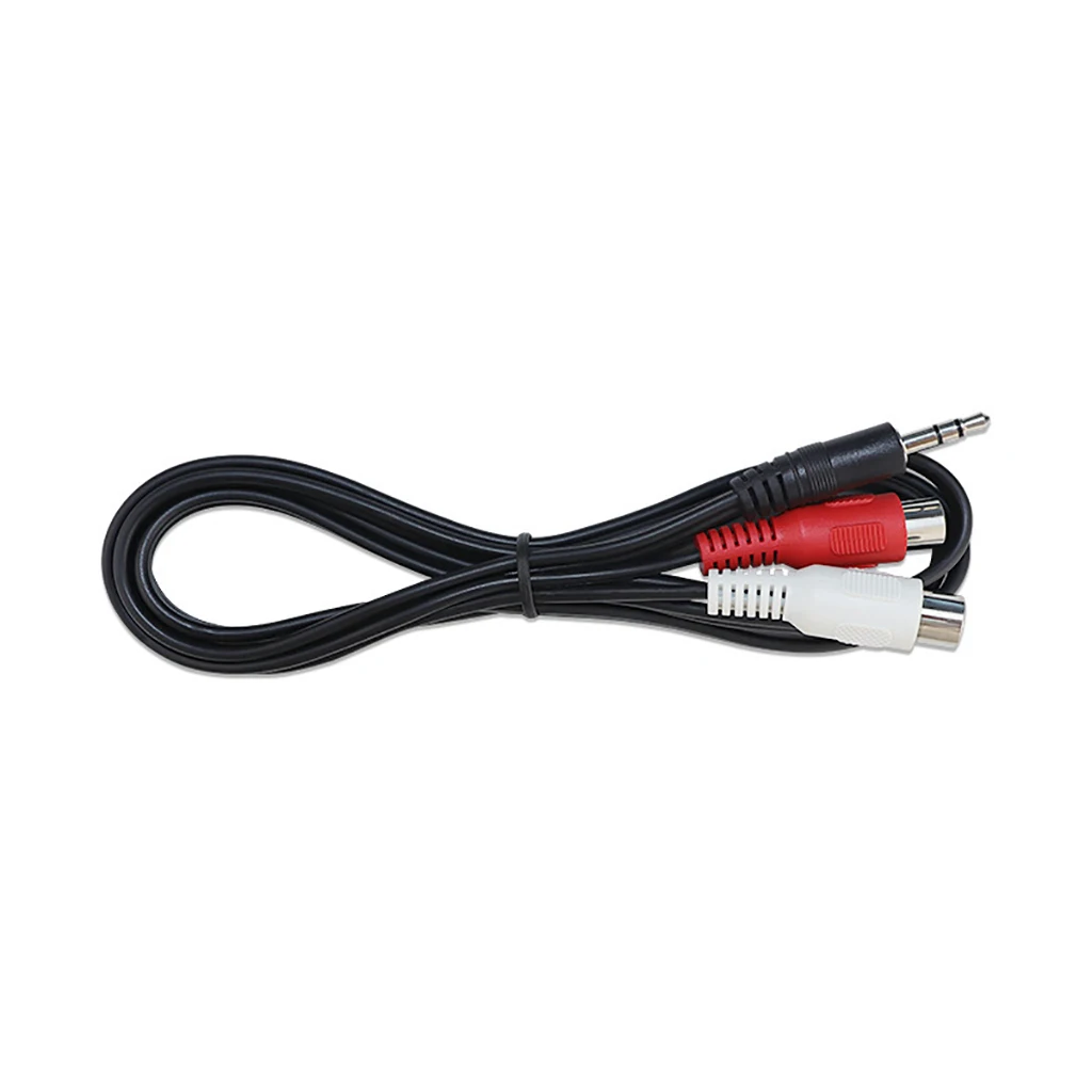 Universal RCA Cable 3.5mm Jack Stereo Audio Cable Female to 2DC Male for DVD gamecube Av Cable