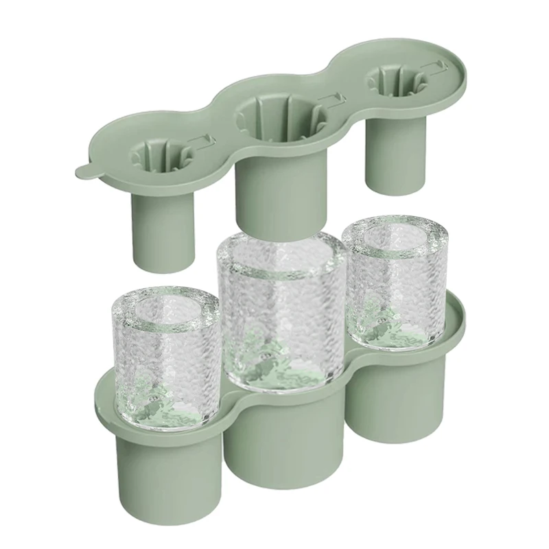 Custom Compatible With 20-40oz Slow Melting Viral Ice Mold Silicone Ice Cube Tray For Tumbler Cup