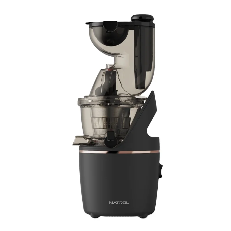 Lar Capacity 82mm Slow Masticating Juicer Big Mouth Hydraulic Squeezing Cold Press Aur with Reverse Function for Wheatgrass