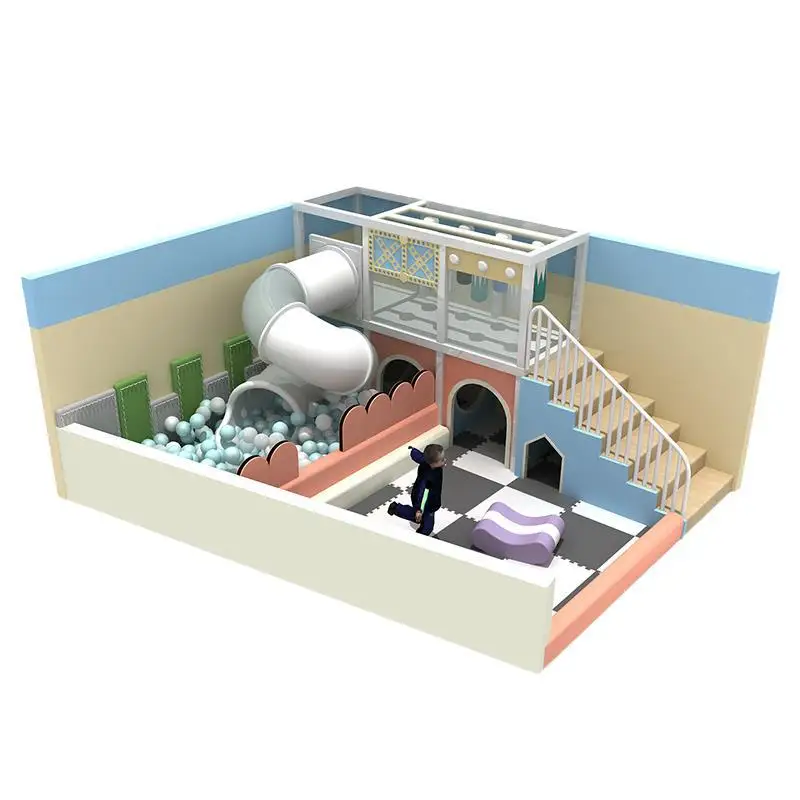Small Children Castle Playground Equipment Soft Material Play Toys Theme Park Indoor Playground for Kids