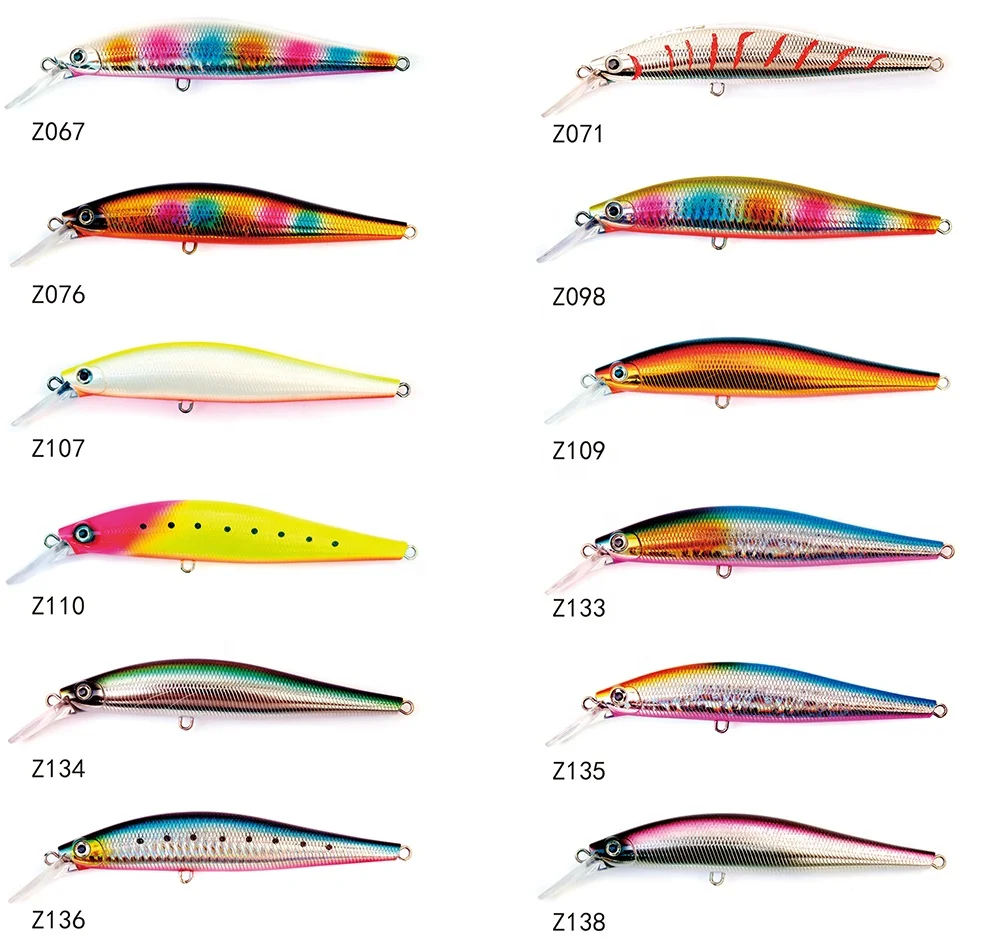 High Carbon Steel Brand Treble Hook 3D Eye 130mm Hard Fishing Hunter Minnow