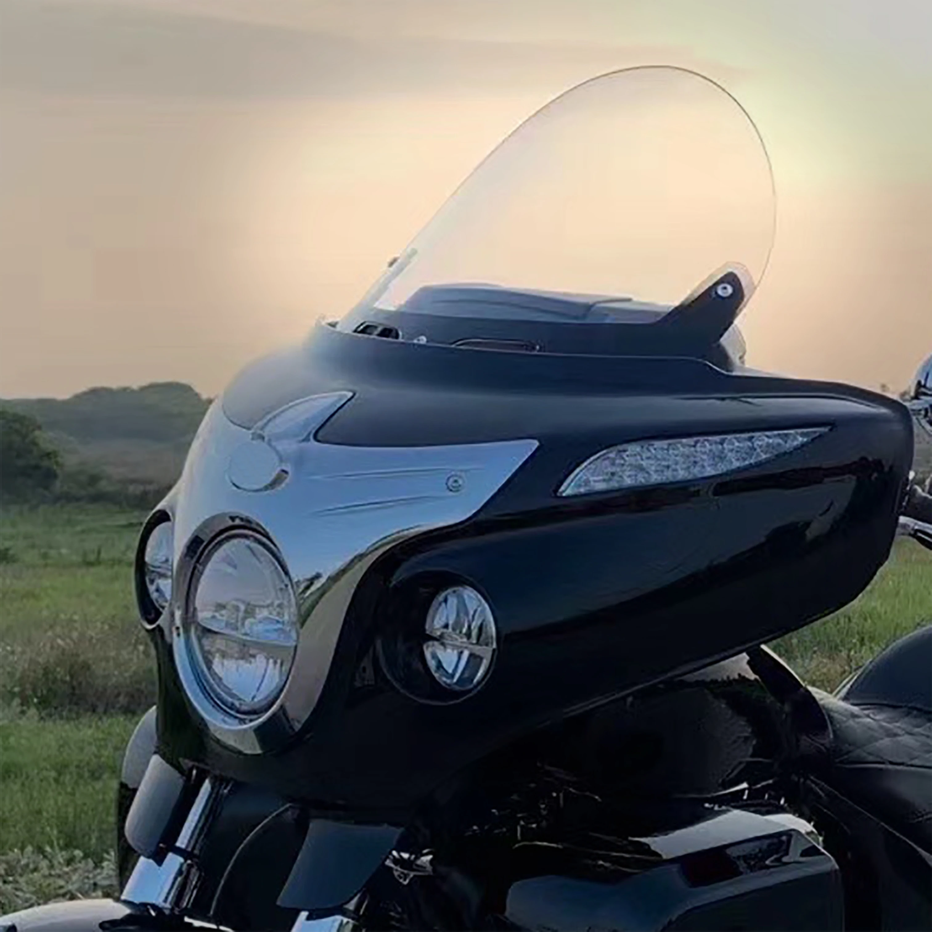 Motorcycle Windshield Windscreen For indian Chief Highway Master 2014-up Windscreens