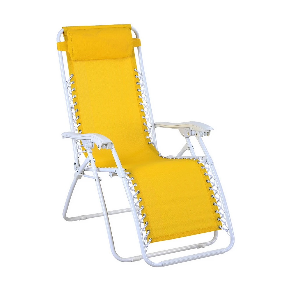 Modern Outdoor beach chair fabric Portable Lounge Zero Gravity Chair For Garden Patio Hotel Office Folding Lounge Chair