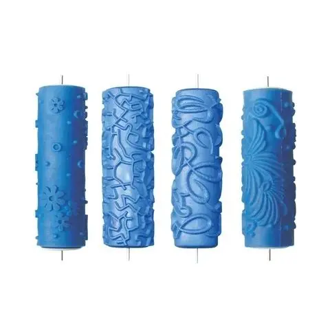 Embossing Wall Decoration 9inch Textured roller brush  3D Paint Wall Roller Design1033