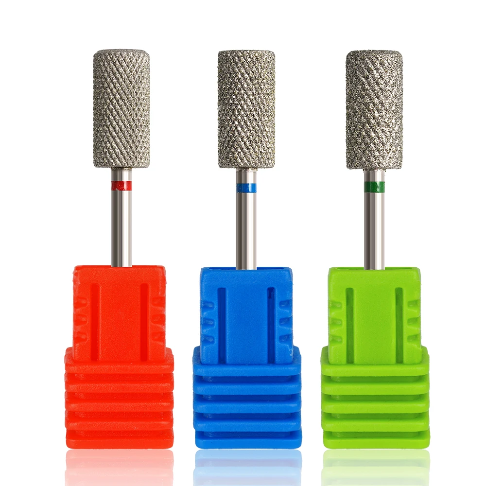 6.5*13mm Large Barrel High End Diamond Nail Drill Bits Foot Polishing Feet Dead Skin Remove Manicure Pedicure Drill Bit Diamond