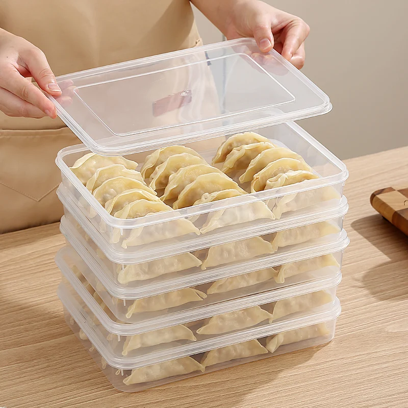 Stackable Portable Food Storage Containers Which Are The Perfect Choice For Storing Meat, Fruit,Vegetables, Dumplings And More.