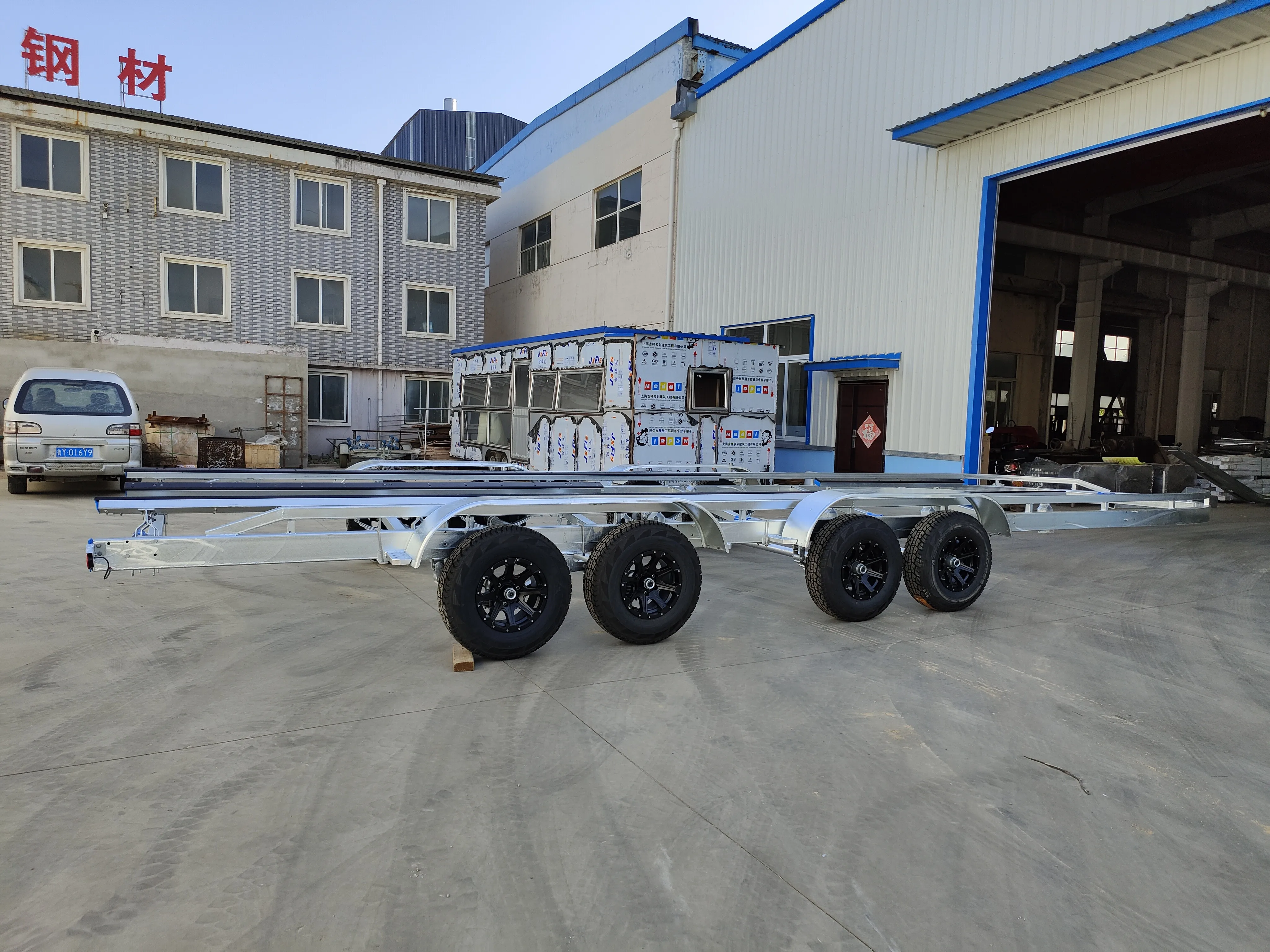 Double Jet Ski Trailers for Two Boats Watercraft Trailer Product