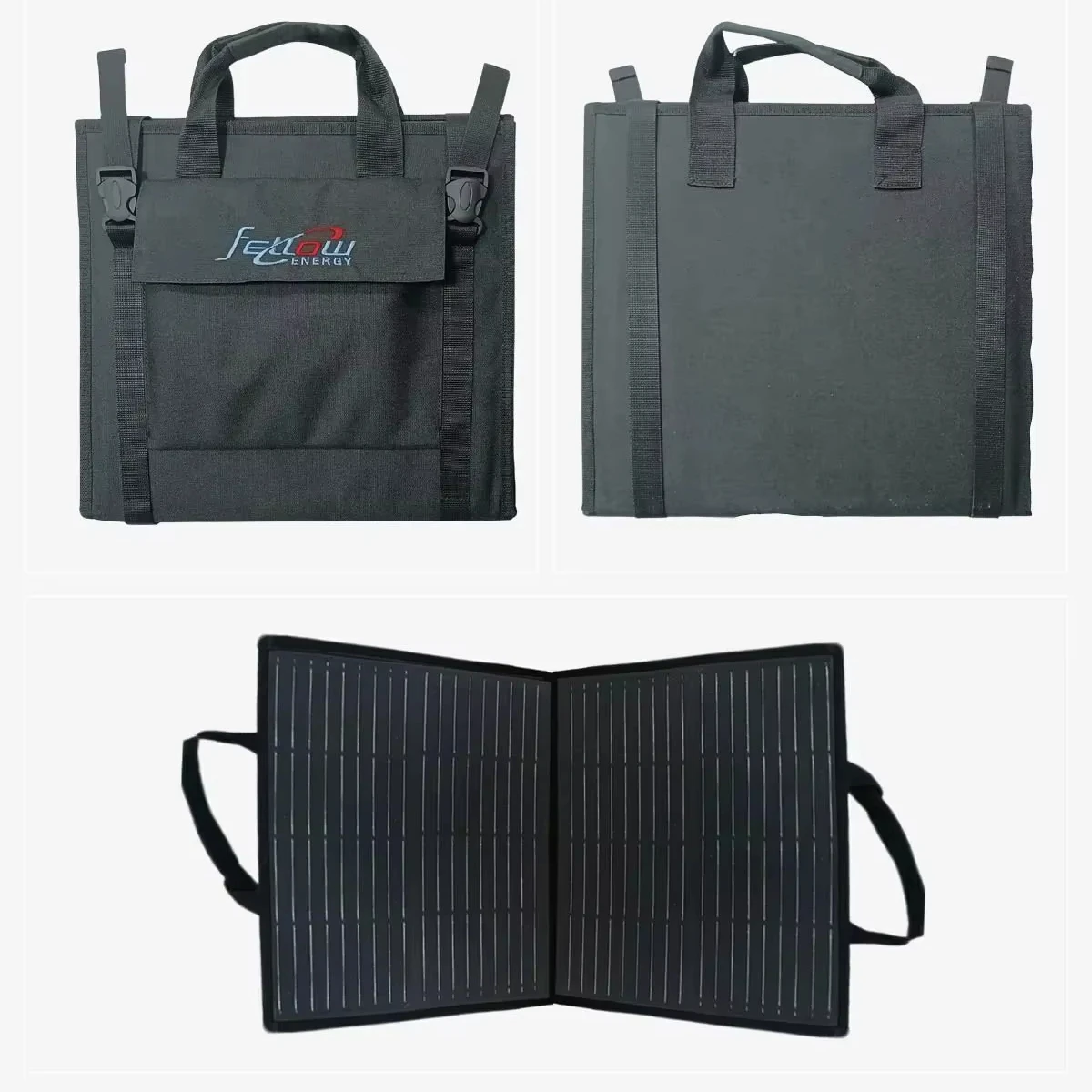 Portable 50W/100W Foldable Solar Panel for Outdoor Activities Monocrystalline Silicon Cells for Climbing and Tours
