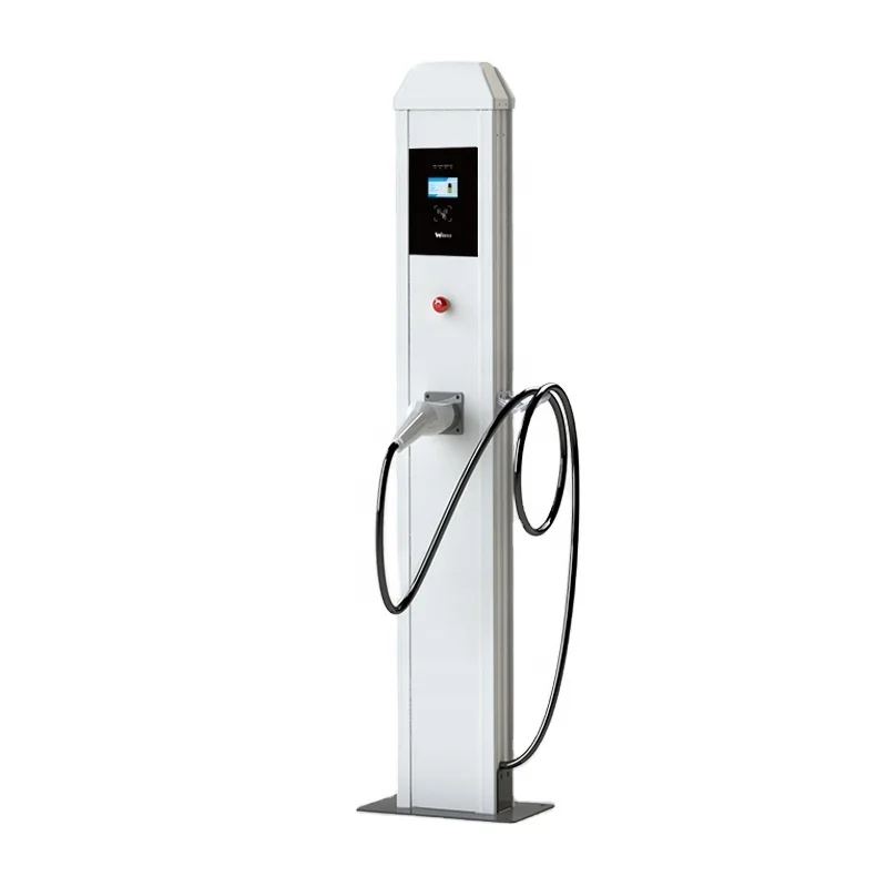 ev fast charger manufacturers supplies new adjustable current 22kw Floor-Mounted evse