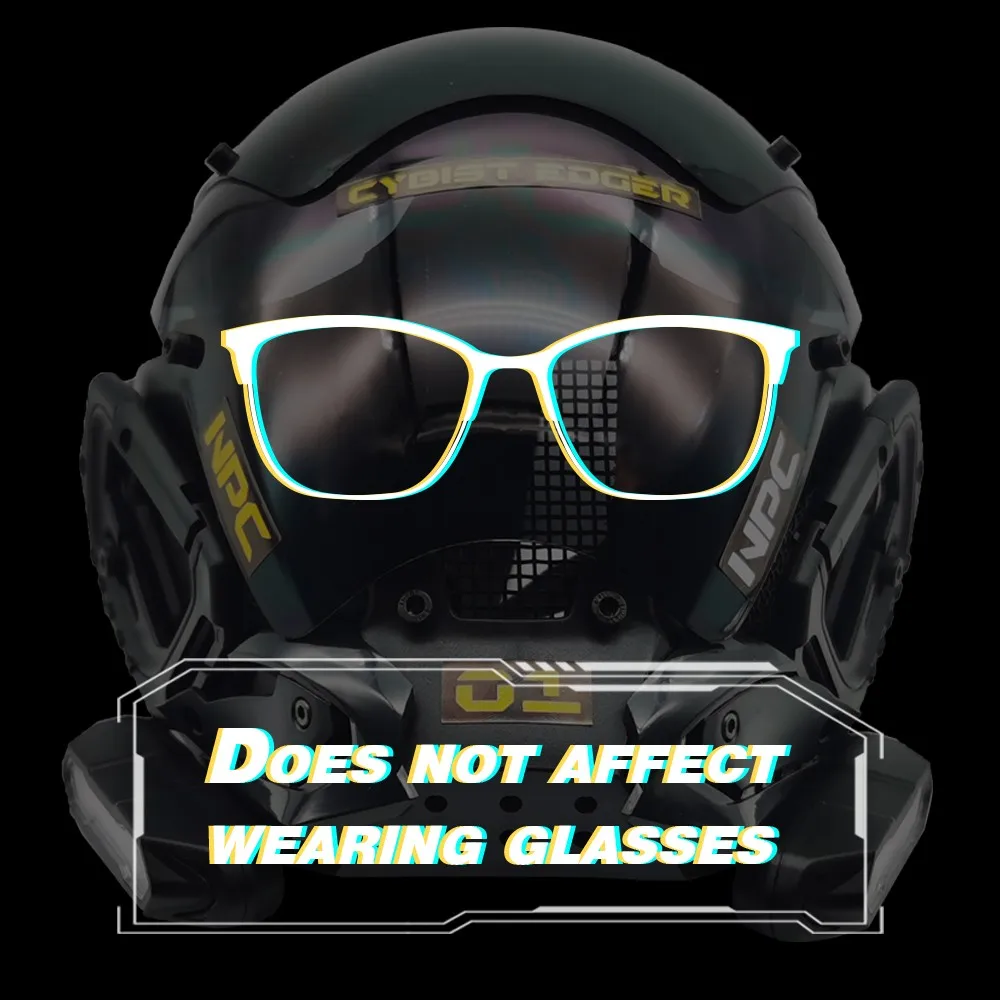 CYBER24 Cyberpunk mask - cyber mask - Samurai helmet - Tactical helmet Cosplay - Cyberpunk Cosplay