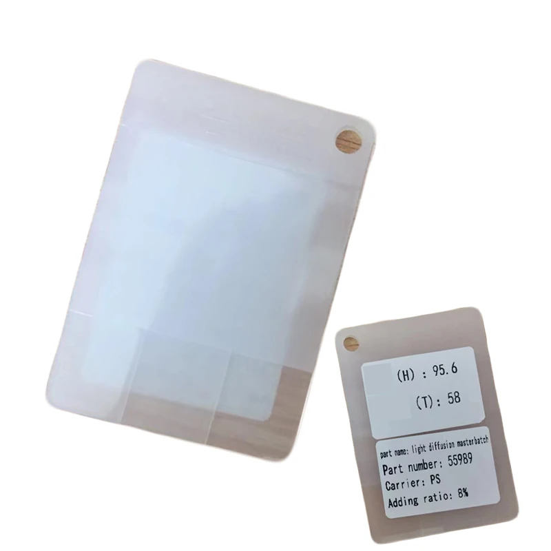 high haze high transmittance light diffusion masterbatch