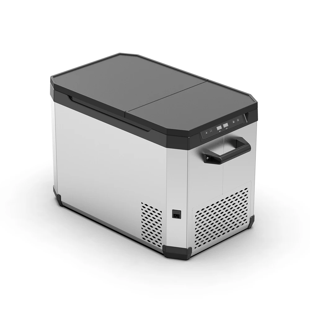 Alpicool AD Series Portable Camping Freezer 12V AC DC Dual Use Cooler Dual Zone Electric Fridge Outdoor Car Refrigerator