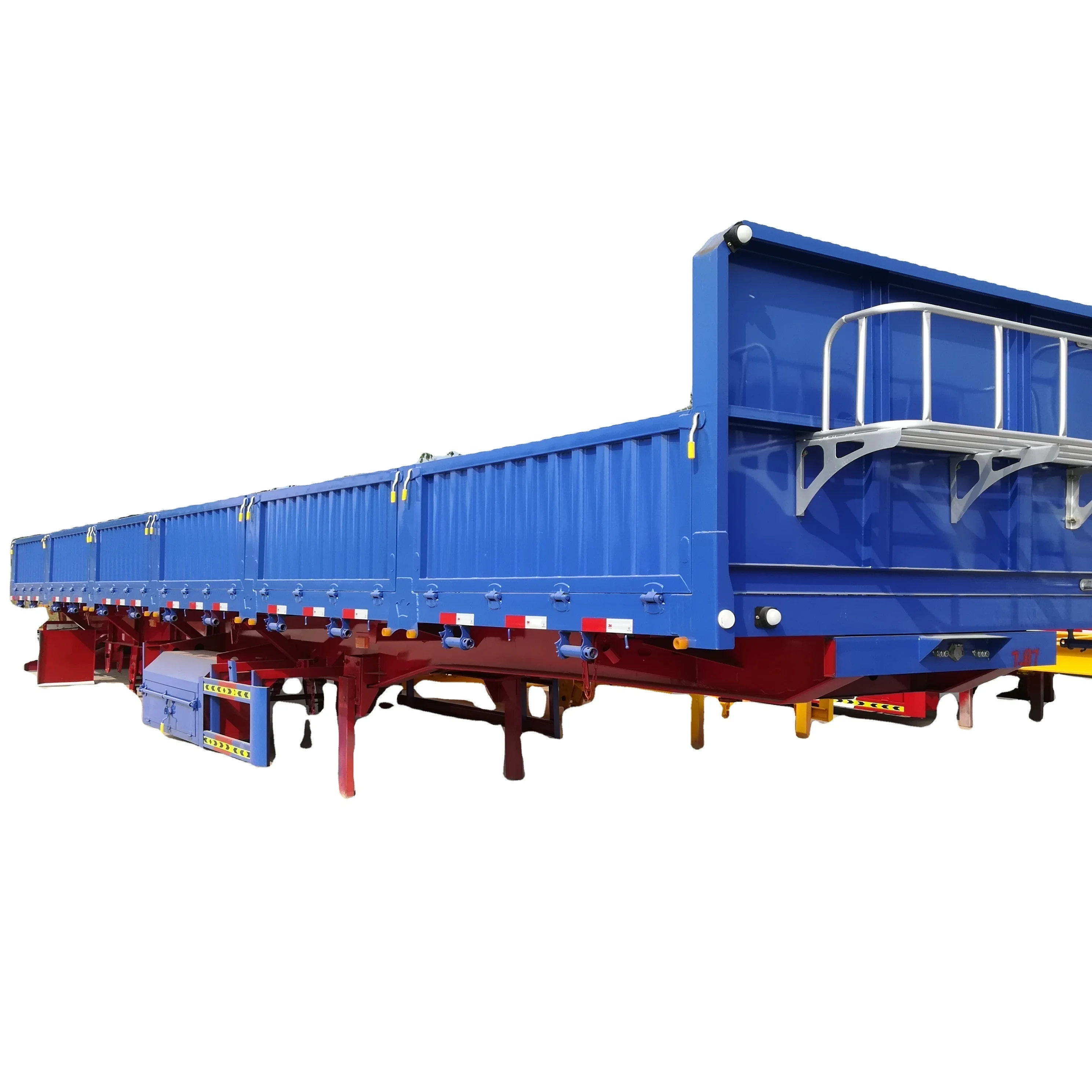 China Brand New 2 axles 3 Axles 20ft 20 Tons enclosed Pickup Side Wall Trailer cargo semi trailer for sale
