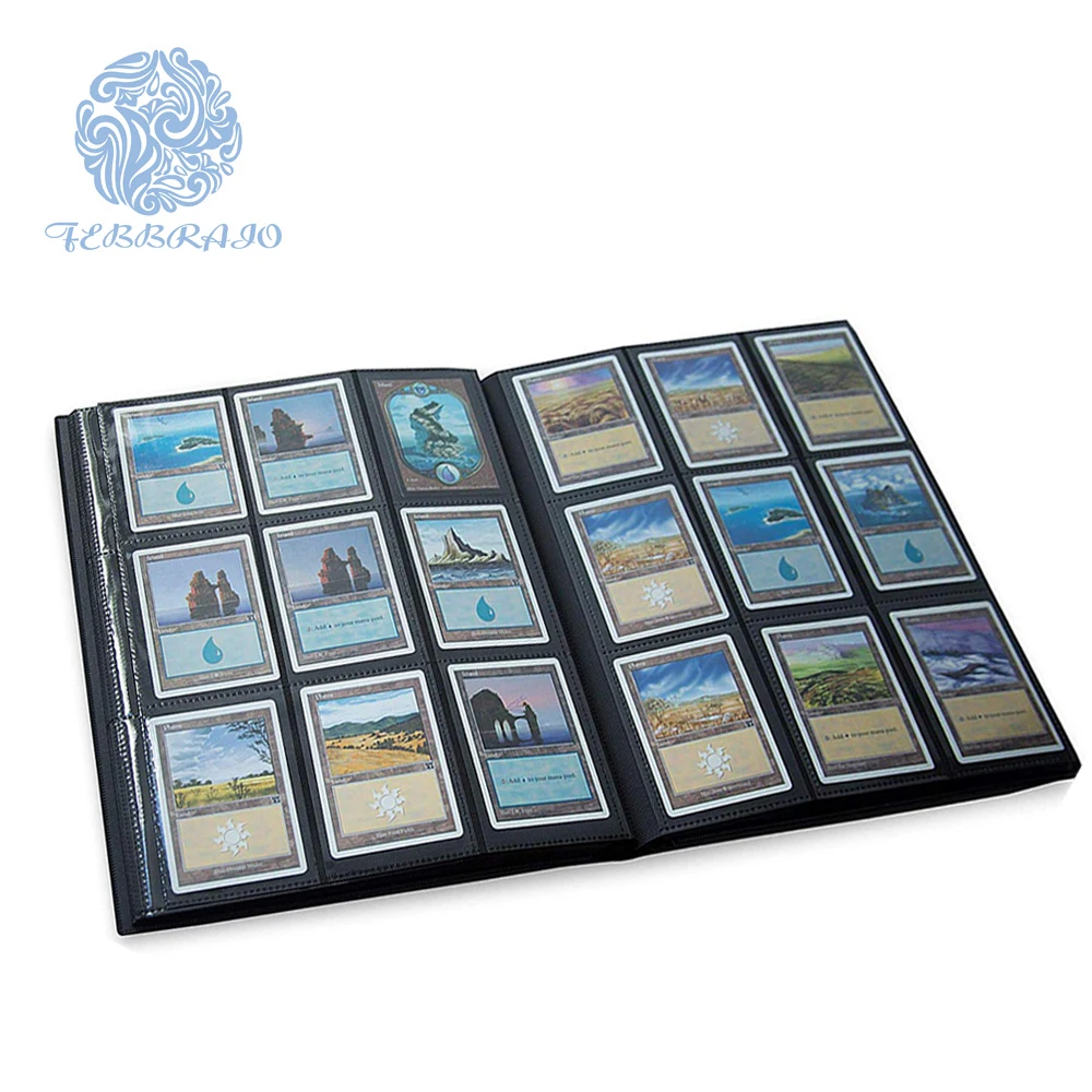 Альбом для карт DW Flash Pokemon Card стандартного размера игровой альбом Megan 360 слотов