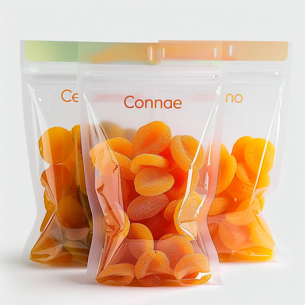 Customized Baggy Kraft Paper Factory Aluminum Foil Silver And Clear Home Compostable Ziplock Bag Food Packaging Stand Up Pouch