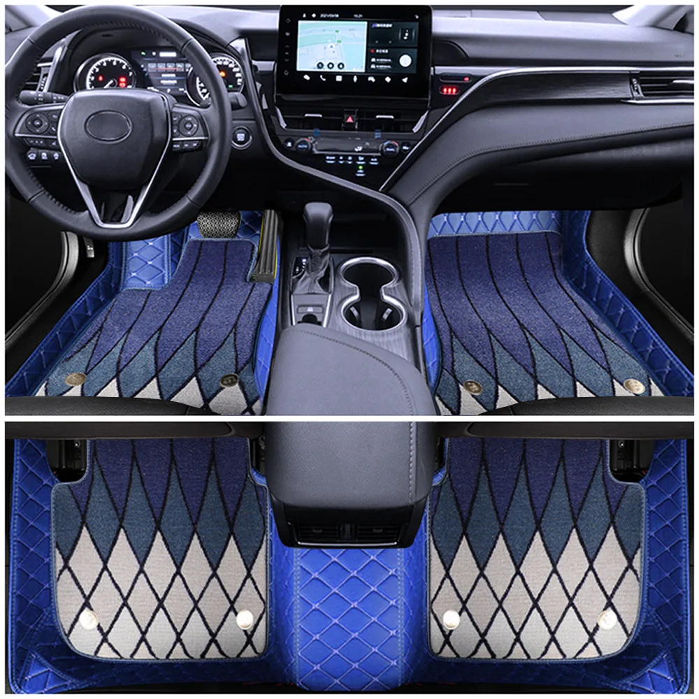 TPE Leather Custom All Weather Wash Floor Waterproof 5D Foot Eva Car Mats For Tesla Model Y 3 X S Cars