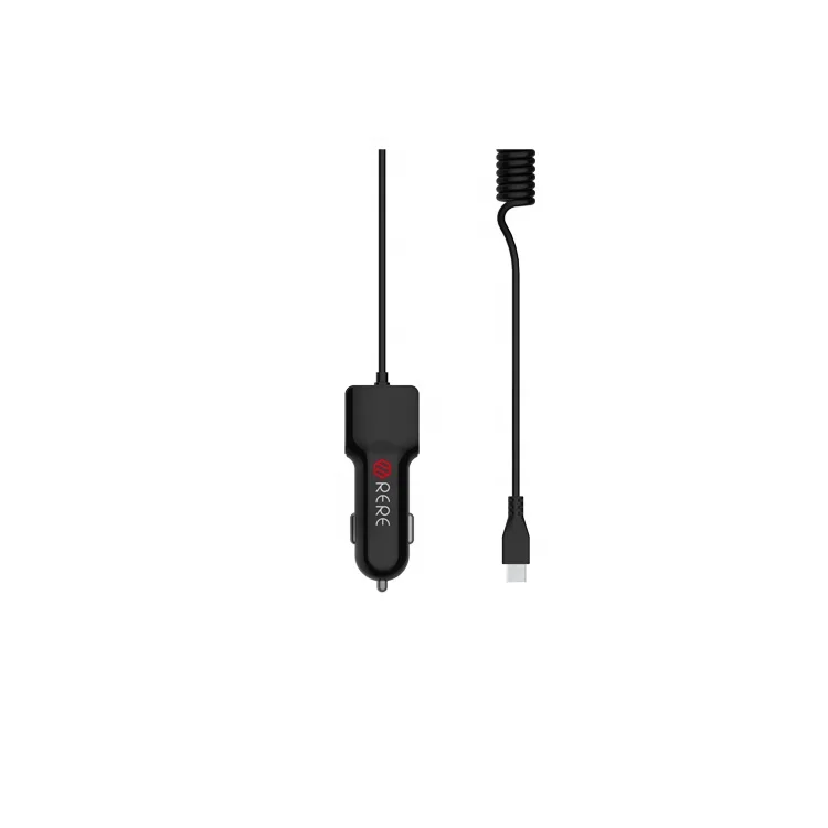CU05 Portable universal  1 Port Usb Charger Power Adapter Car Charger with 1M cable for MICRO-USB/IPHONE