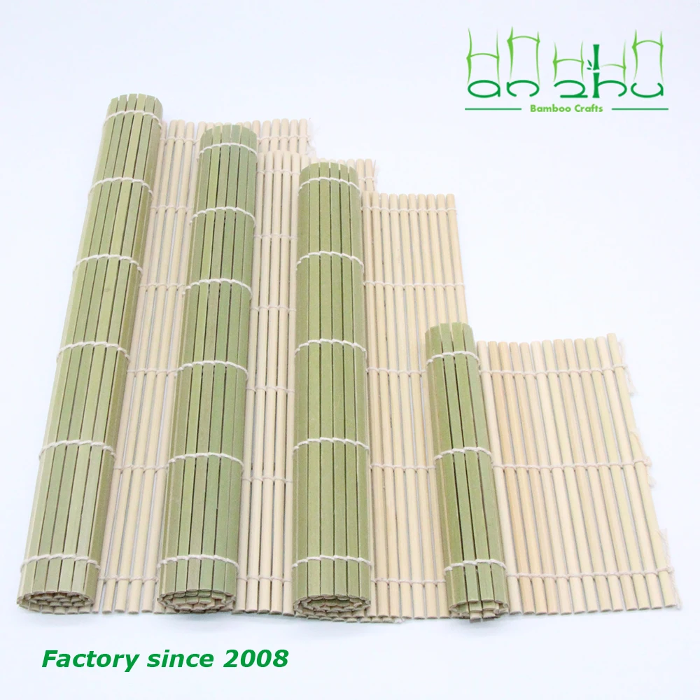  Высококачественный бамбуковый экологичный заказной многоразовый Бамбуковый Коврик для суши