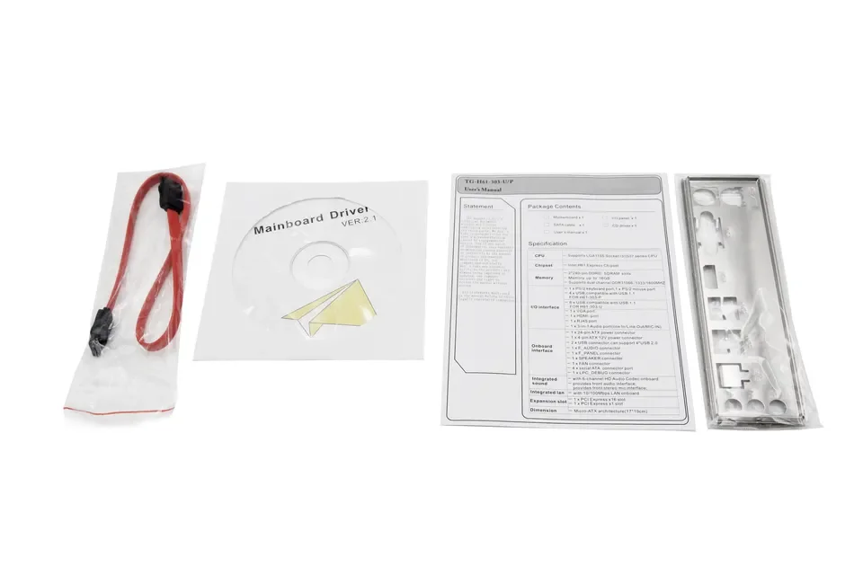 Материнская плата H61 LGA 1155 DDR3 ПАМЯТЬ 16 Гб десктопная материнская плата LGA1155 Core i3 i5 i7 CPU VGA M.2 материнская плата