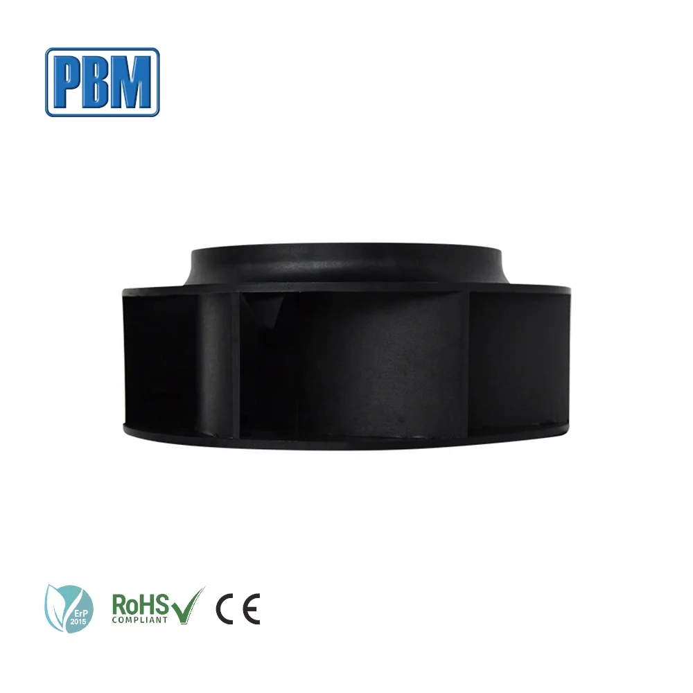 190mm DC 24V EC Motor Ceiling Centrifugal Fan with Plastic Backward Impeller