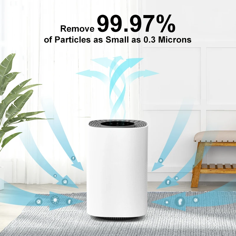 Aromacare Household Small Air Cleaner Hepa Filter Portable Purifying Air Purifier For Home