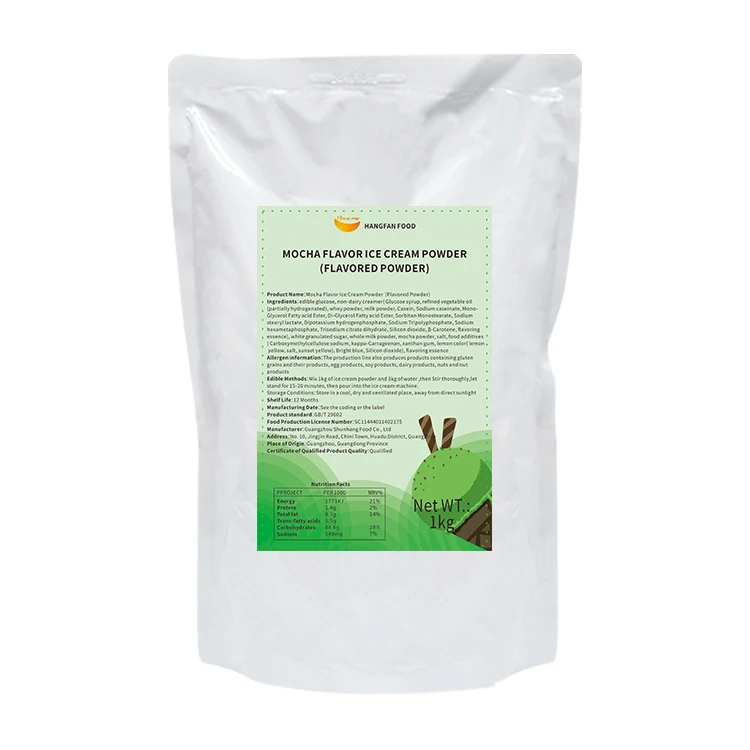 
Manufacturer Matcha Ice Cream Soft Ice Cream Powder Mix 