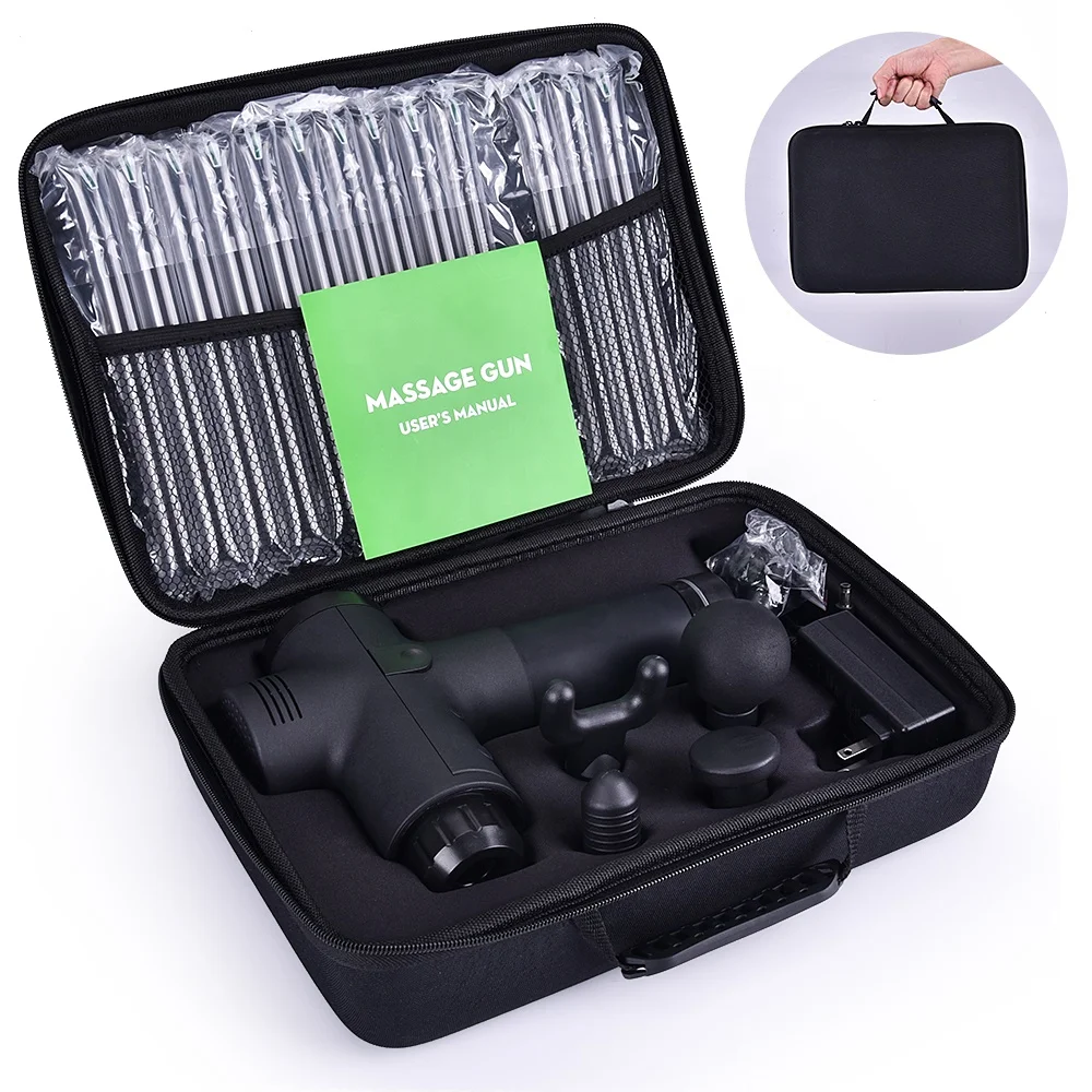 IHMADE 2020 новая технология массажный пистолет с 24V, 16,8 V сильная батарея поддержка OEM ODM логотип дизайн для черного цвета