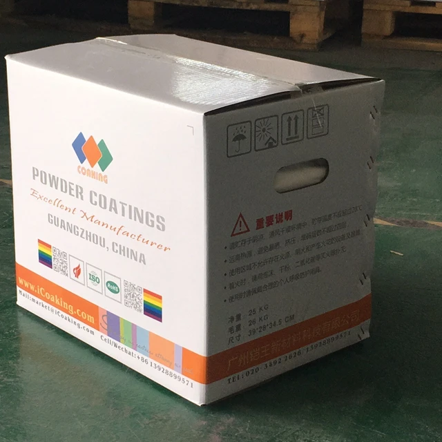 China Uniform Metallic Gold Yellow Powder Coatings Paint Spray Outdoor Polyester powder coating