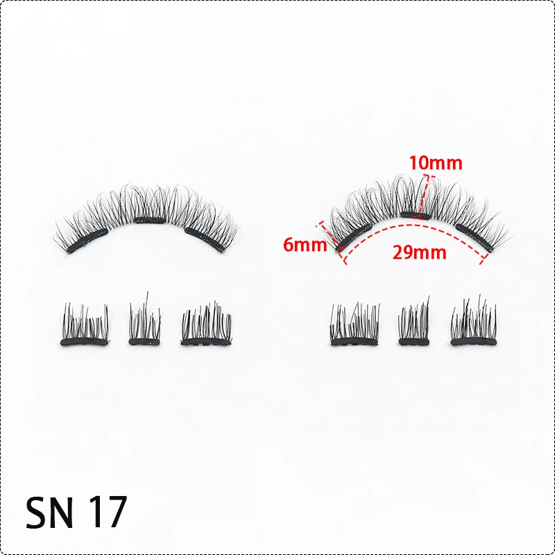 Magnetic Lashes No Glue No Eyeliner No Mascara Eyelashes Wholesale Private Label Customized Magnet Paper Box For Lash