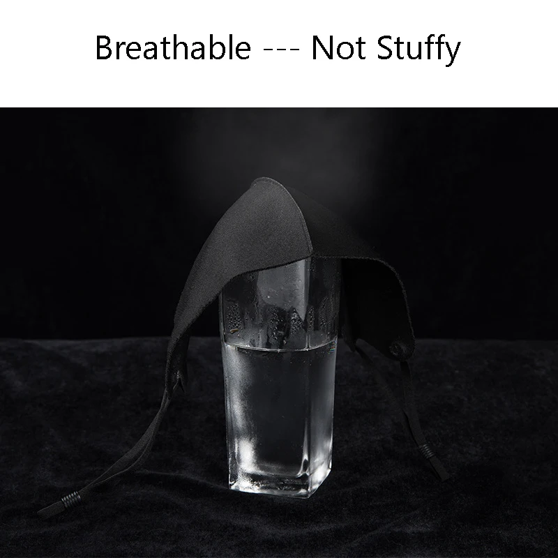 Custom Print Logo Designer Adjustable Black Washable Breathable Face Masks Cloth Cotton Fabric Sublimation Party Masks