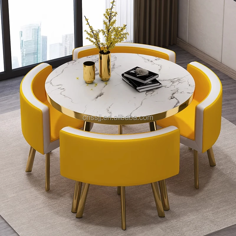 Circular Reception Guest Negotiation Table and Chair Set