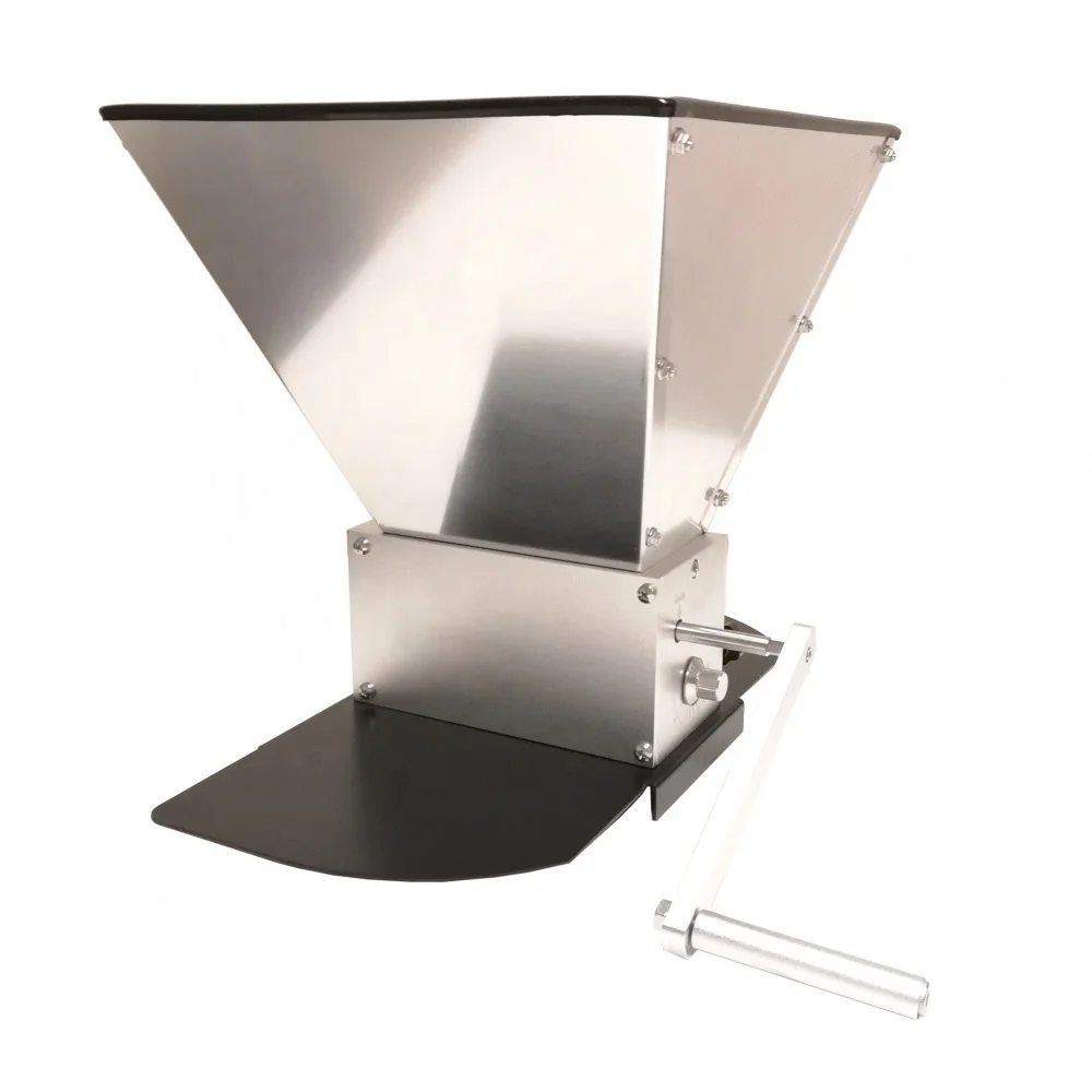 Home brewing Barley 3 roller Grinder Crusher Malt Grain Mill with Metal Base